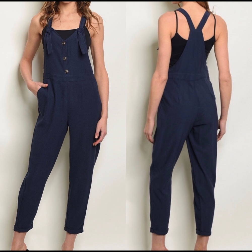 Navy jumpsuit
